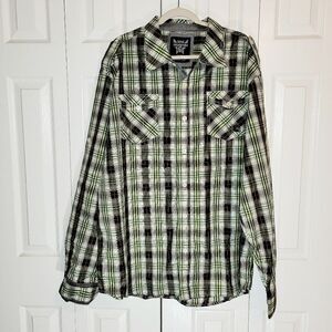 Akademiks 4X mens button up mens shirt.  ^